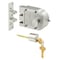 Prime-Line Bronze Deadlock, 667F, 1 Cylinder, Keyed Alike, Brushed Chrome (Single Pack) SE 15728 - alternate 1